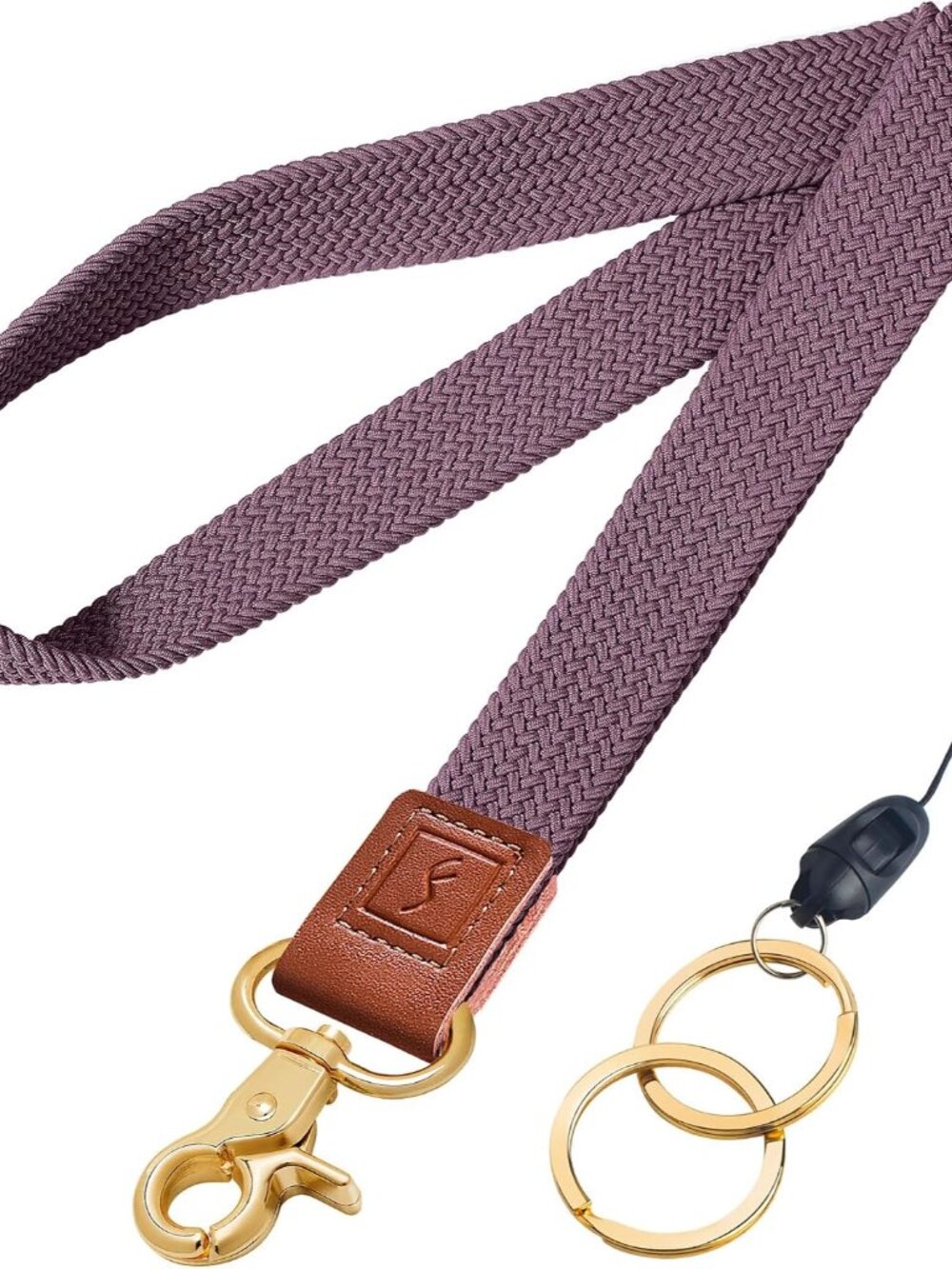 Stretchy Neck Lanyard, Cute Keychain Lanyard for Women Men Teacher, Long Lanyard